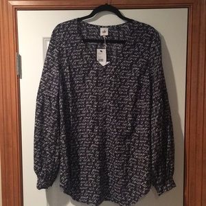CAbi Te Amo Blouse NWT